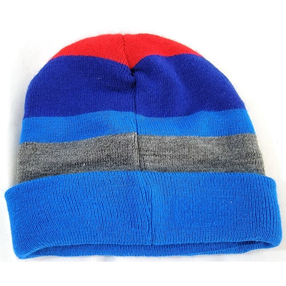 Vintage Disney Embroidered Mickey Mouse Kids Knit beanie Hat Multicolor - Picture 3 of 9